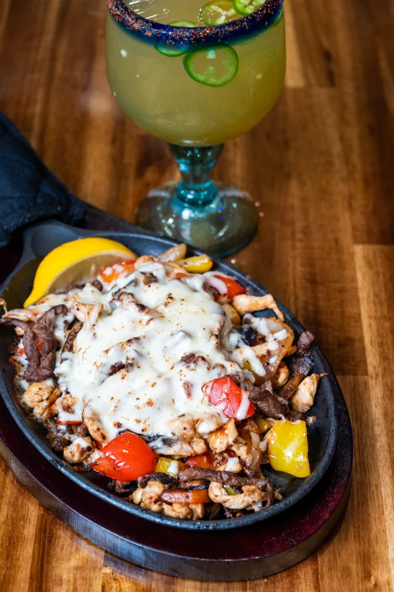 Flaming fajitas